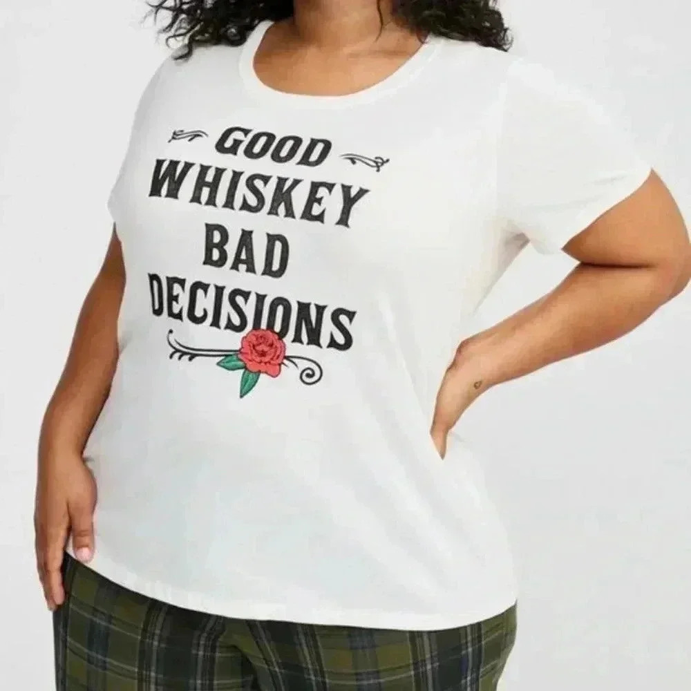Torrid Trust Me Classic Fit Heritage Jersey Crew Tee Plus 3X & 4X NWT - Picture 10 of 15